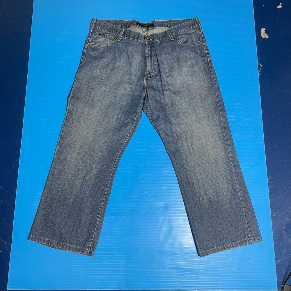 Calvin Klein Men's Relaxed Blue Wash Jeans